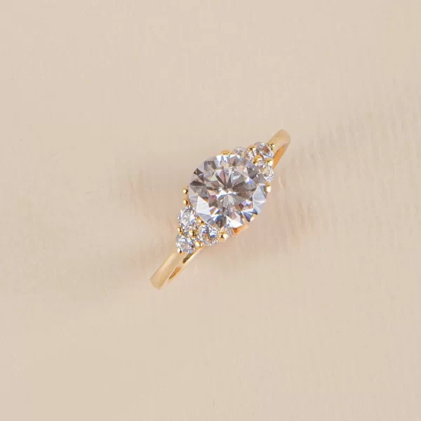 Anillo de compromiso Princesa Destellos - Imagen 3
