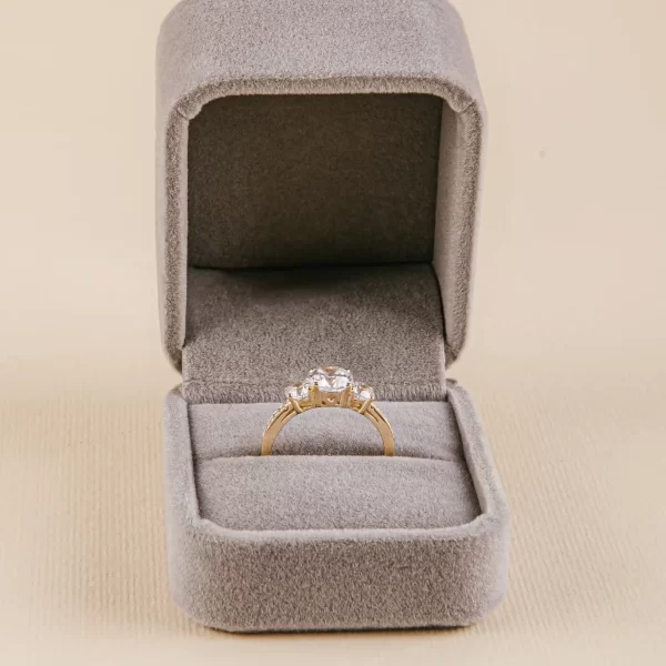 Anillo de compromiso princesa corona - Imagen 2