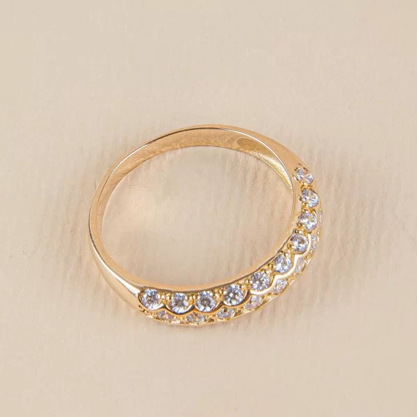 Anillo de compromiso tiple cintillo - Imagen 2