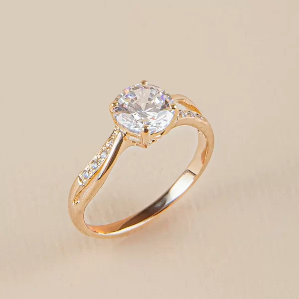 Anillo de compromiso Princesa en Ola